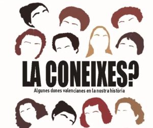 libro, cartel la coneixes?, algunes dones valencianes en la nostra història
