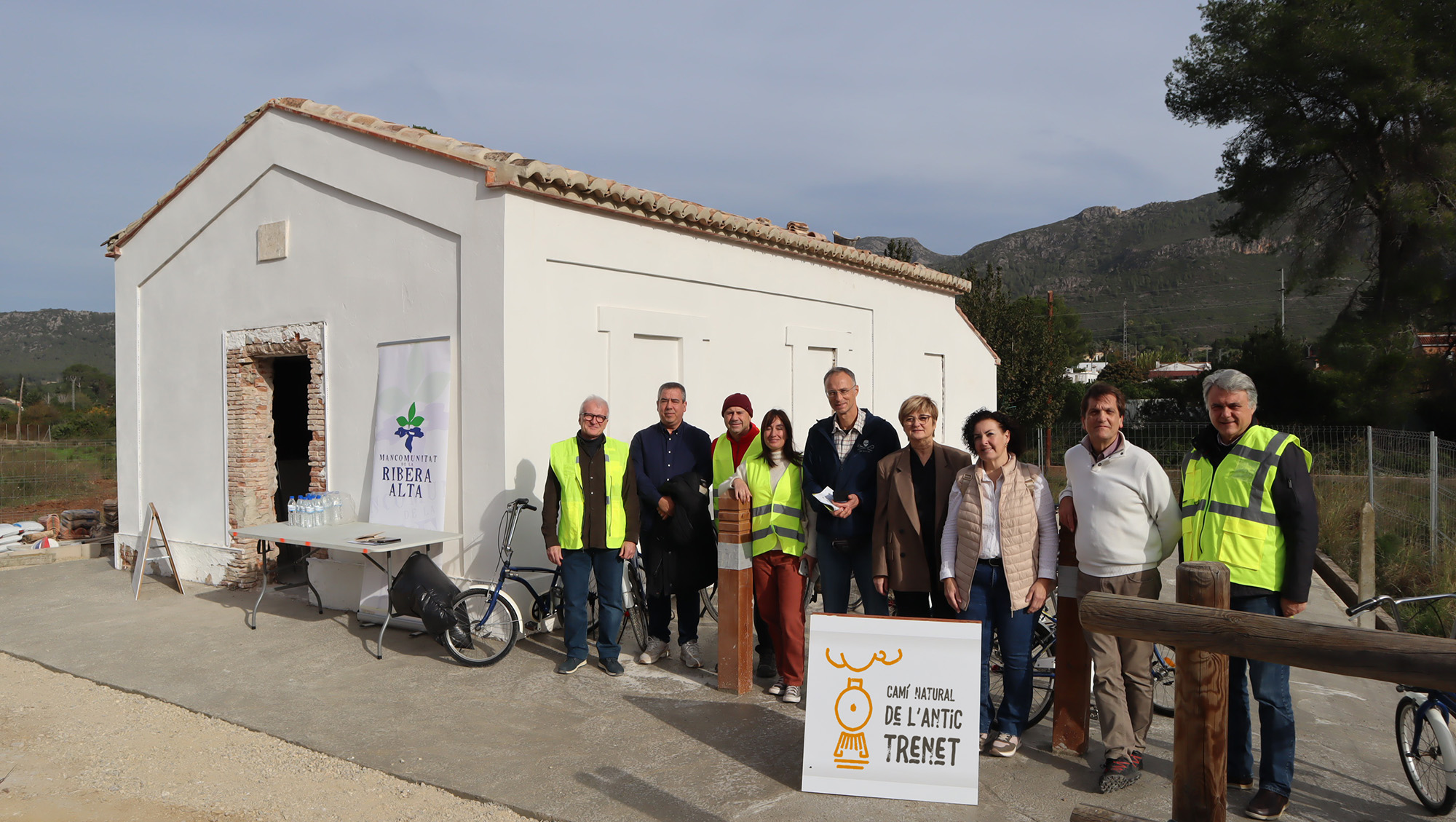 Obras de acondicionamiento de la zona de recreo para los usuarios del Camí Natural de l’Antic Trenet alrededor del punto 12+000 de la CV-50 y mejora del trazado alrededor de la vía verde