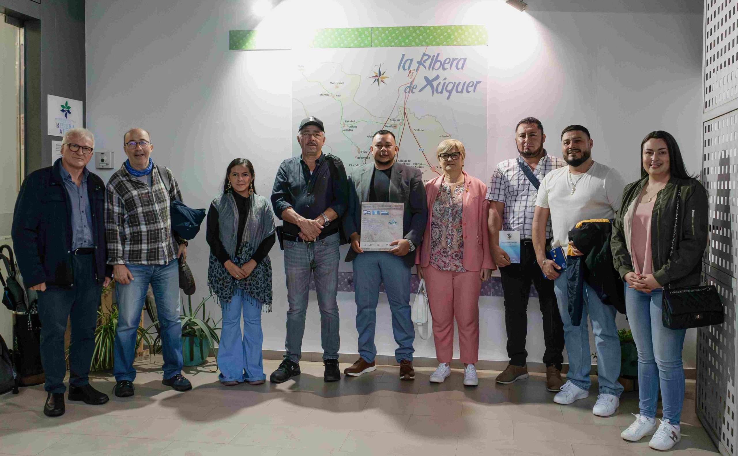 Visita institucional de una delegación de la Mancomunidad Trinacional Fronteriza del Río Lempa
