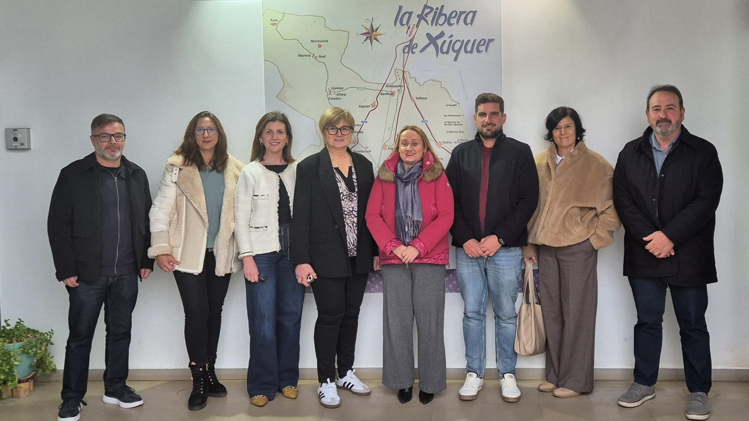 Reunión de las instituciones que forman el Pater con Virginia Garrigues Francés, directora general de Empleo y Formación de LABORA